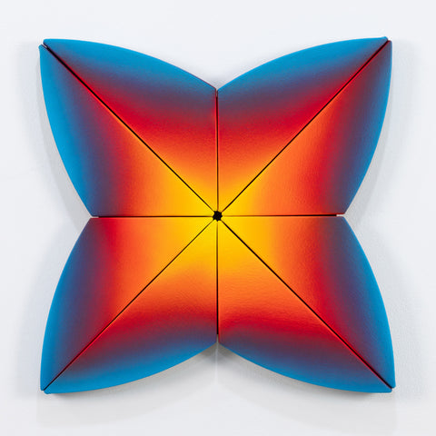 42 x 42 cm Kaleidoscope Blue Starlet