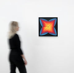42 x 42 cm Kaleidoscope Blue Starlet
